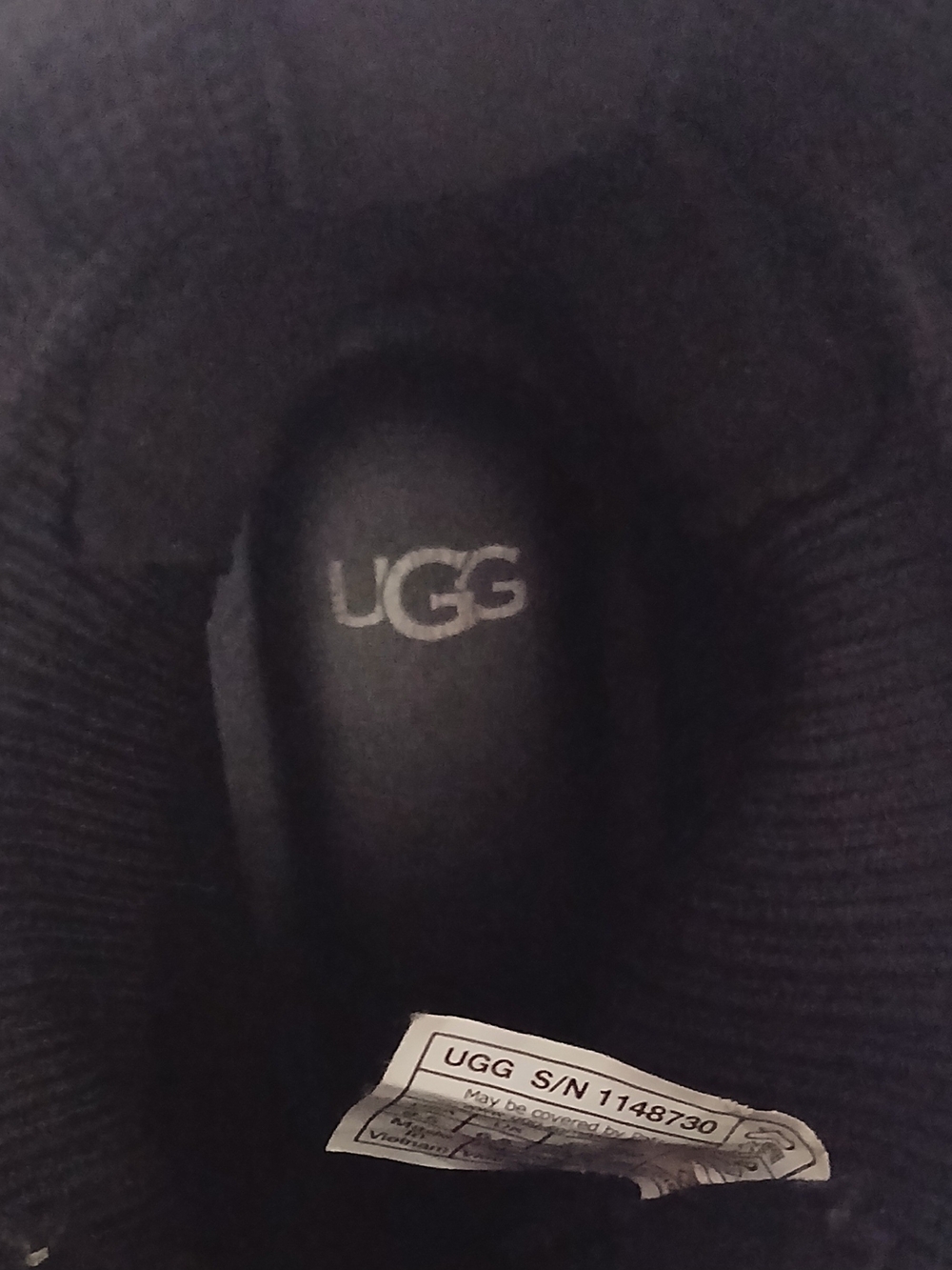 UGG Black Women's Chelsea Ankle Boots with Knit Panels - Picture 5 of 8